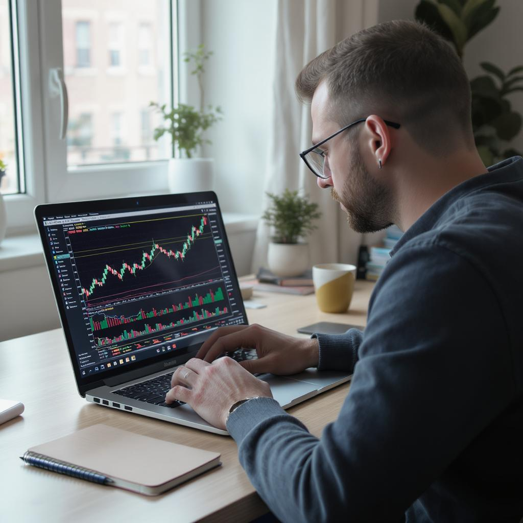 Beginner forex trader using simple strategies to trade currency pairs